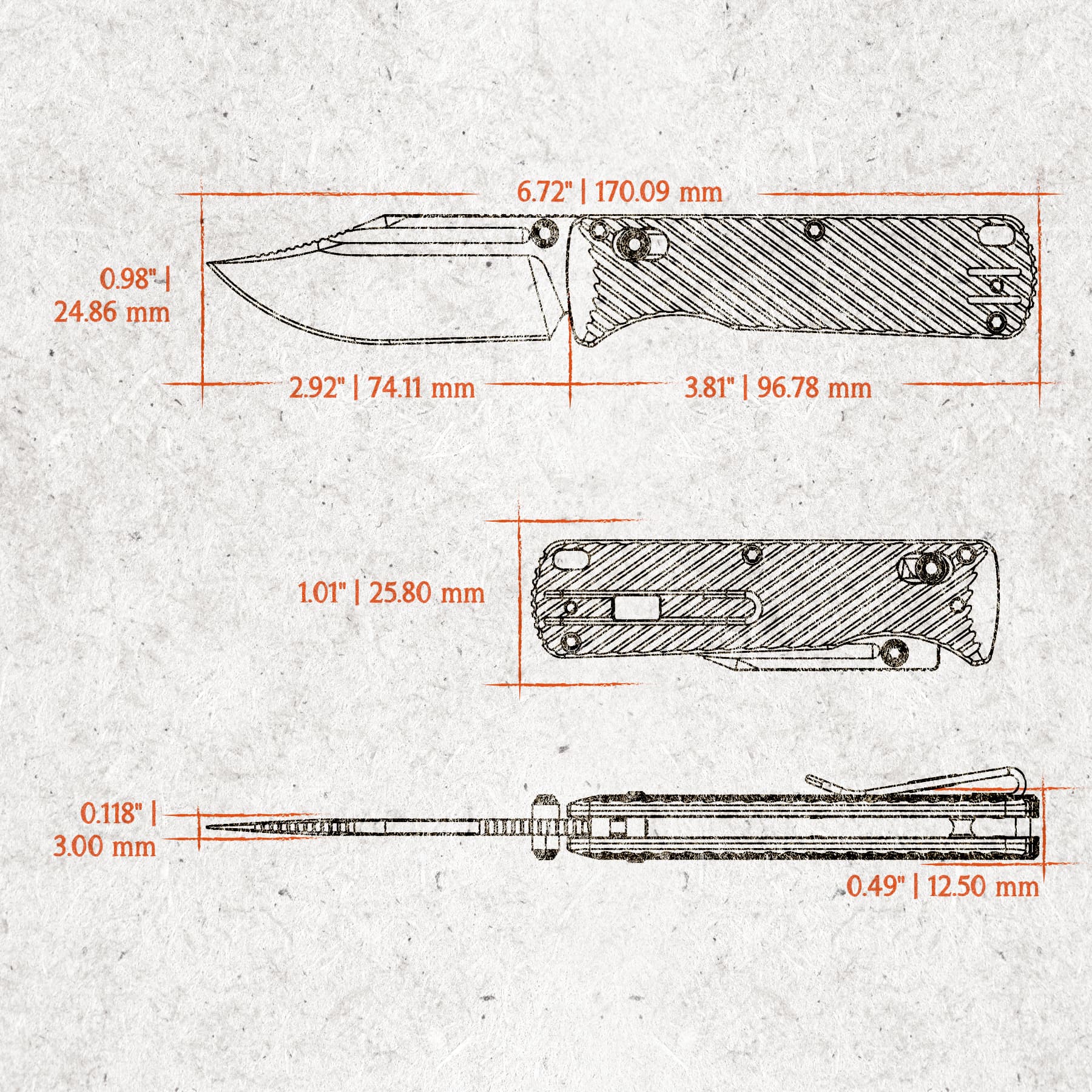 Vombat - Crossbar Lock (2.92" M390 Blade & Aluminum Handle) - A4108 - Image 14
