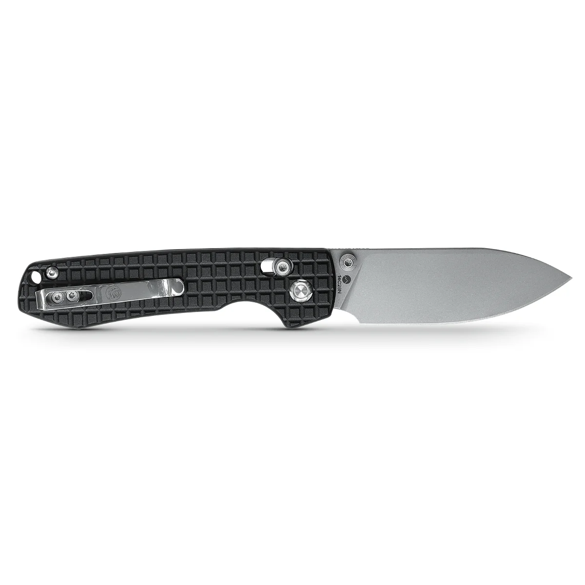 WMK EXCLUSIVE VOSTEED RACCOON CROSSBAR LOCK FOLDING KNIFE BLACK ALUMINUM FRAG HANDLE 14C28N PLAIN EDGE SATIN FINISH RCCWA3 - Image 3