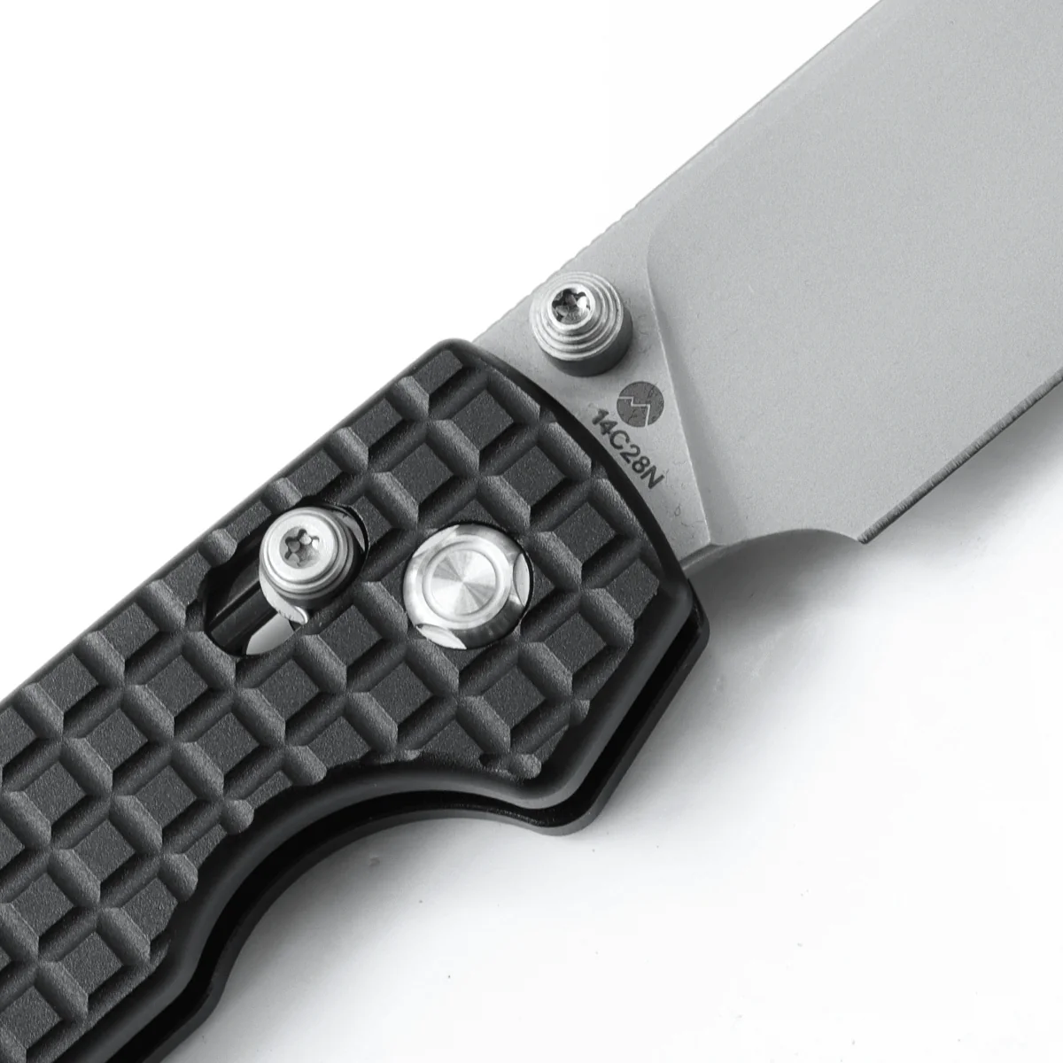 WMK EXCLUSIVE VOSTEED RACCOON CROSSBAR LOCK FOLDING KNIFE BLACK ALUMINUM FRAG HANDLE 14C28N PLAIN EDGE SATIN FINISH RCCWA3 - Image 4