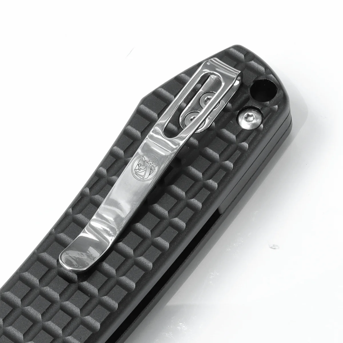 WMK EXCLUSIVE VOSTEED RACCOON CROSSBAR LOCK FOLDING KNIFE BLACK ALUMINUM FRAG HANDLE 14C28N PLAIN EDGE SATIN FINISH RCCWA3 - Image 6