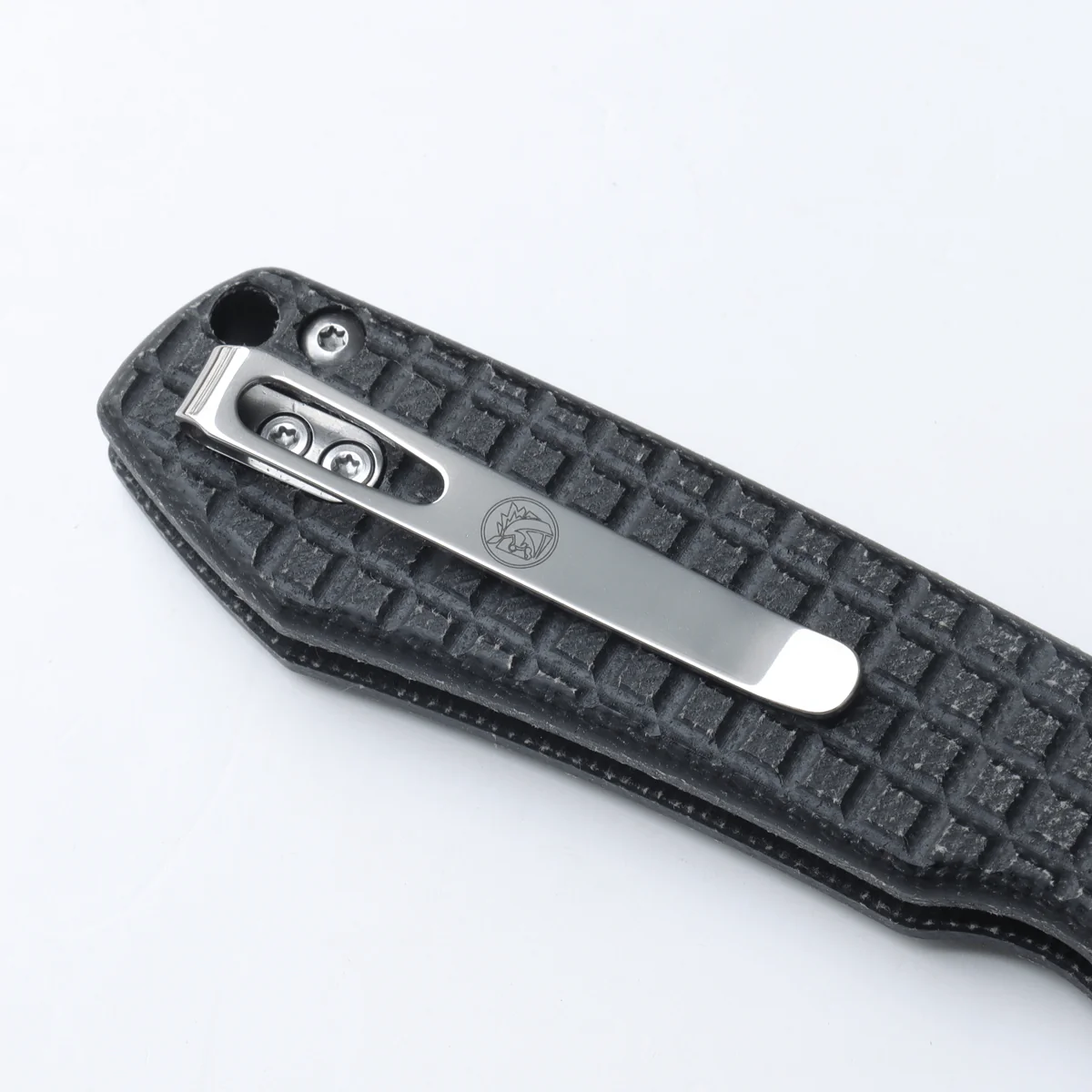 WMK EXCLUSIVE VOSTEED RACCOON BUTTON LOCK FOLDING KNIFE BLACK MICARTA FRAG PATTERN HANDLE 14C28N PLAIN EDGE RC3SVM13 - Image 7
